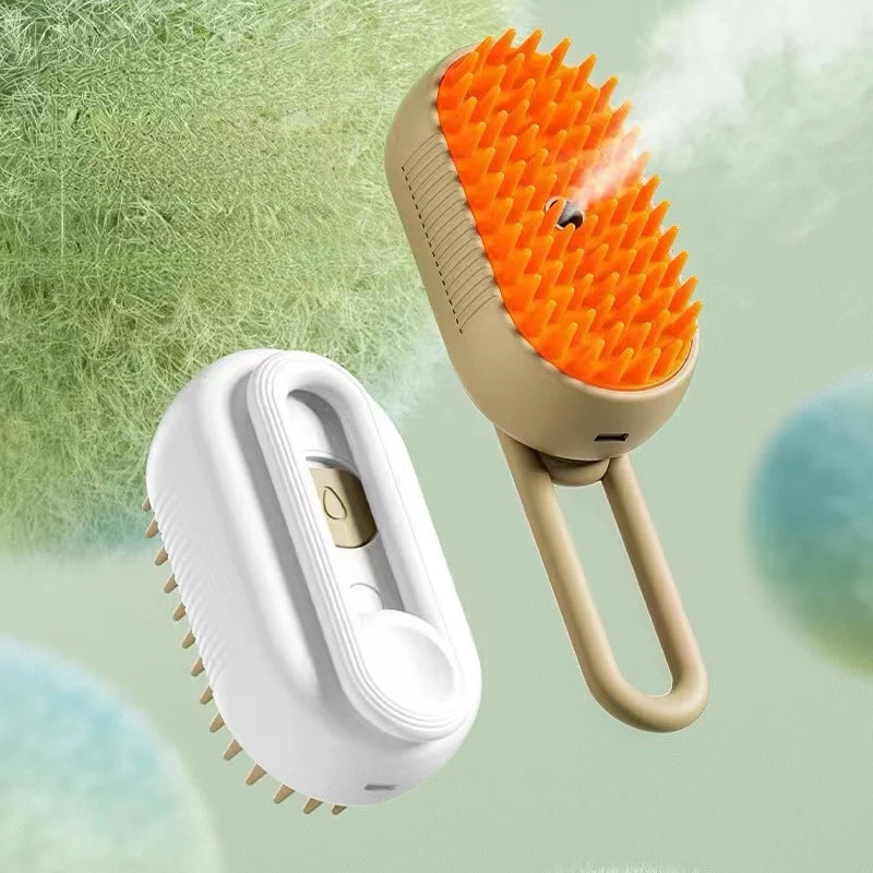 SteamBrush - Cepillo a Vapor Anti-Pelos (Masaje + Limpieza)